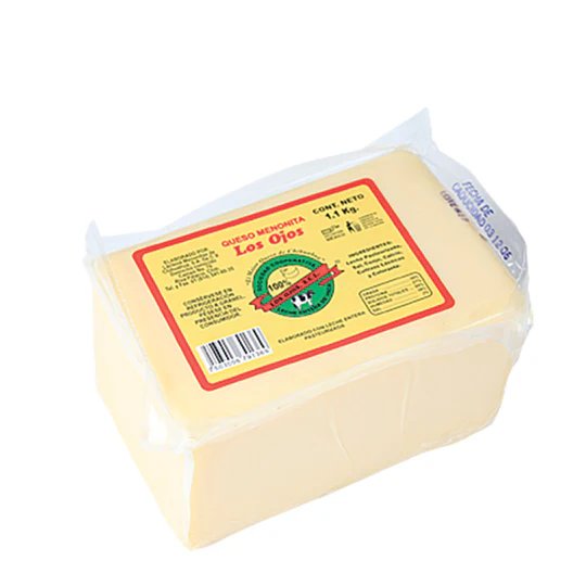 Queso menonita Los Ojos Natural